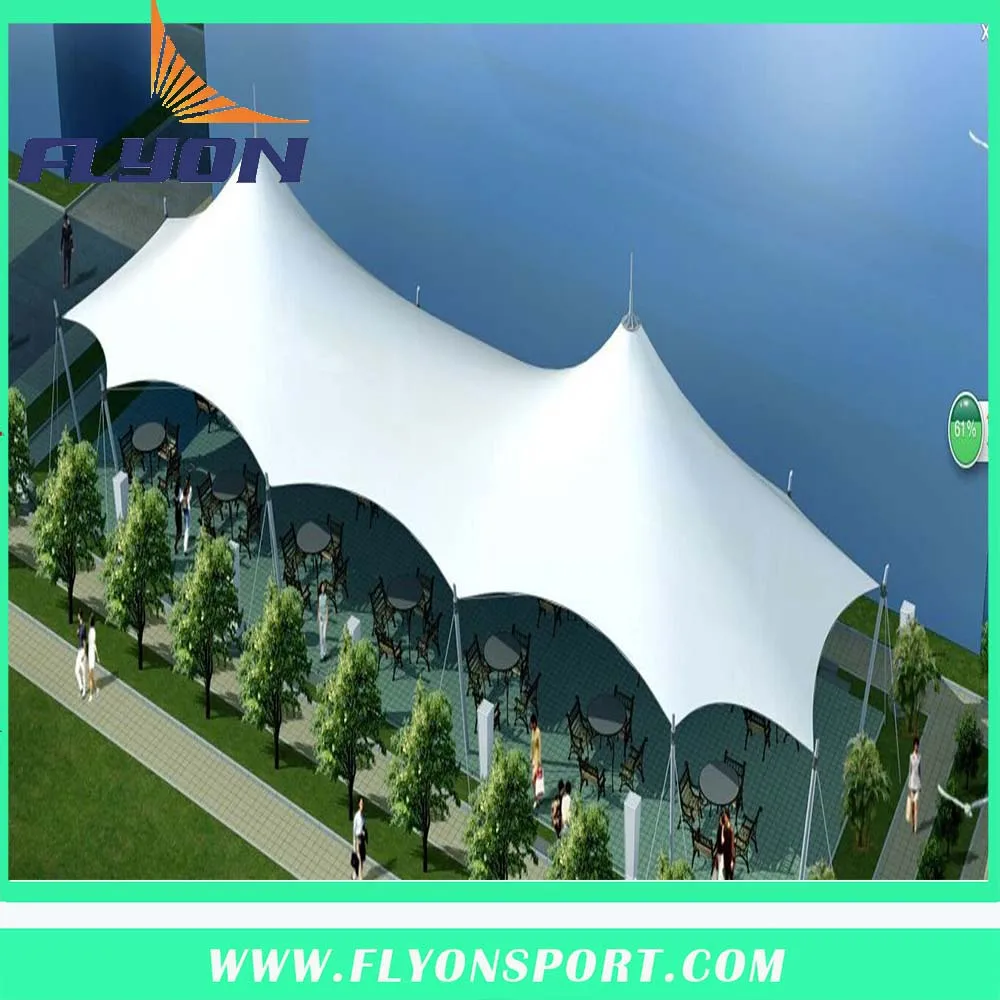 Пвдф предел ткань структура, купание бассейн структура мембраны, стадион палатка структура мембраны