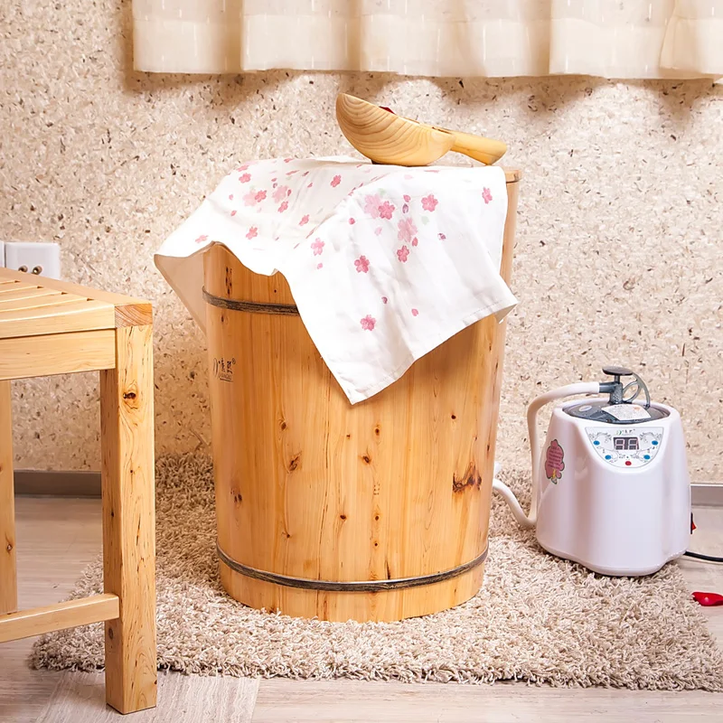 Steam barrel foot sauna spa footbath tub
