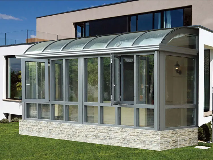 Strong Green House Laminated Glass Low-E Aluminum Sun Room