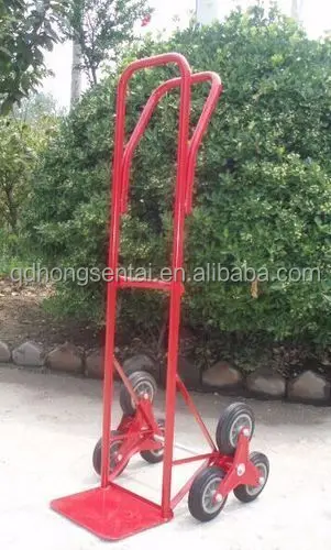 four wheel three ways hand sack pallet form truck trolley