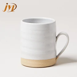 Hot-selling  customizable 12oz-16oz reusable milk mug pottery ceramic coffee tea mugs with handle