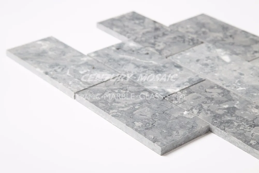 
natural babylon gray stone marble flooring and wall mosaic tiles 