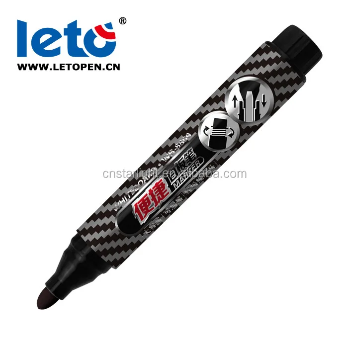WB-8809 dry erase marker quality whiteboard marker refillable spare tip in back cover whiteboard marker