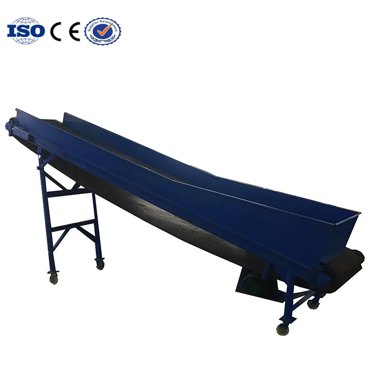 KEDA brand Belt Conveyor for Loading The Waste Plastic Bottle and Film