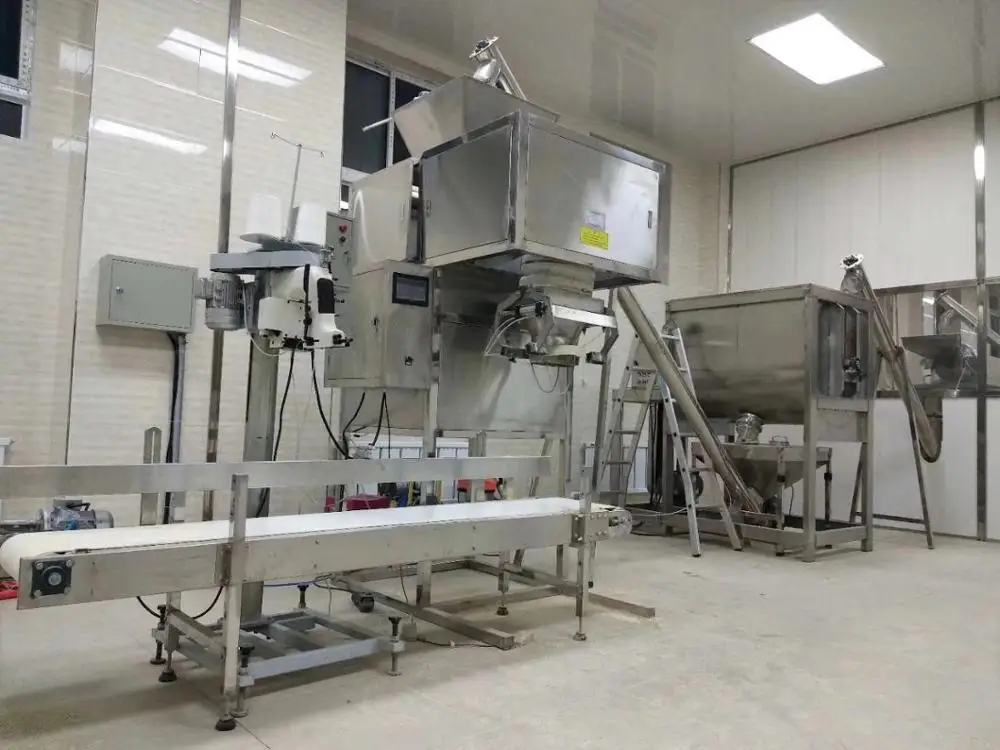 Food Industrial dcs 50kg spices powder packing machine plastic bag baking powder filling machine