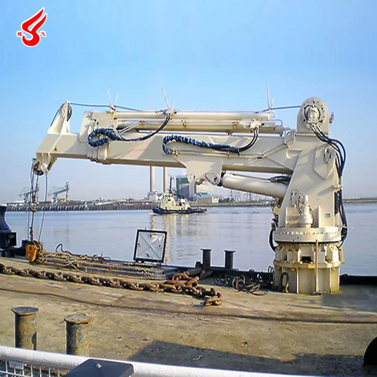 Hydraulic Telescopic Boom Ship Marine Deck Crane