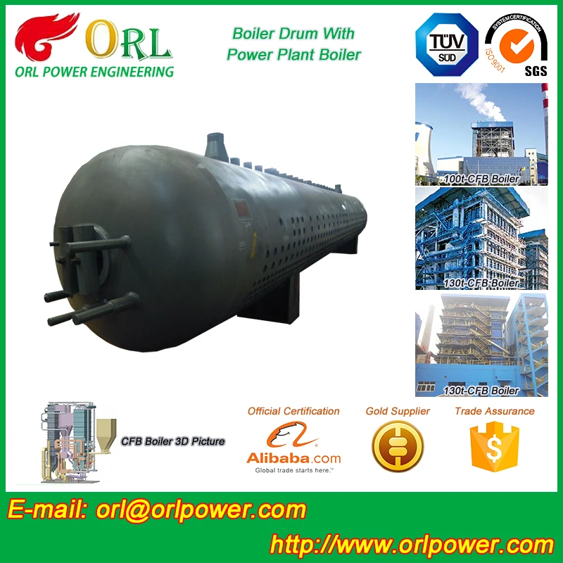 Power plant boiler CFB boiler waste oil drum boiler sterilization ASTM manufacturer certification