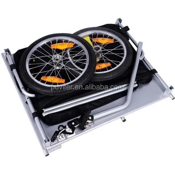 Прямая Заводская поставка, легкий складной черный/красный велосипед, грузовой прицеп для собак, домашних животных, велосипед, грузовой прицеп 100 кг (CT003)