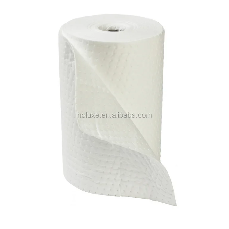 oil absorbent pads on rolls