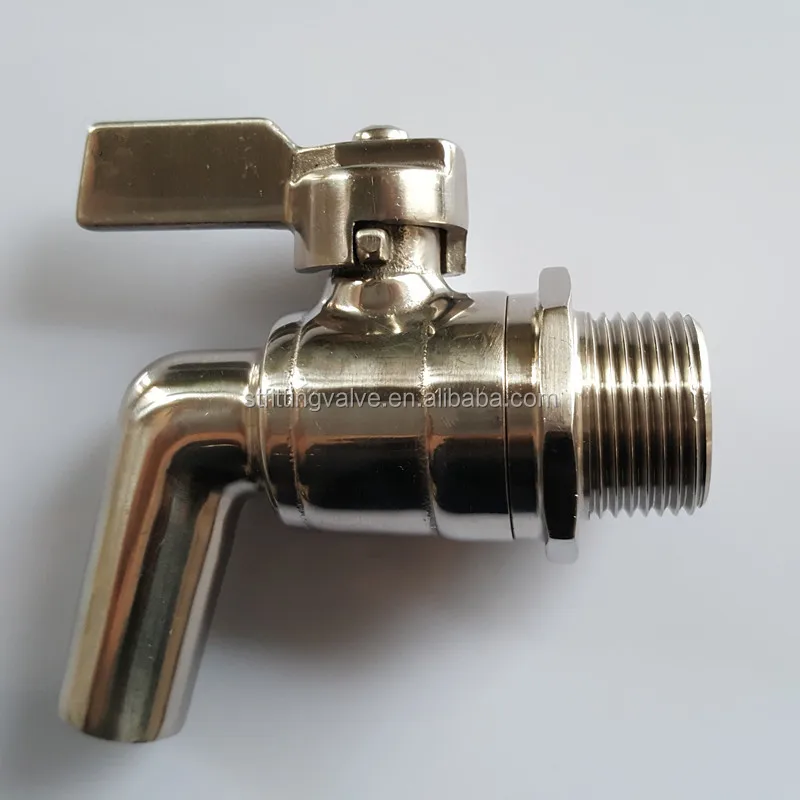 
Stainless Steel Replacement Spigot for Beverage Dispenser-3/4