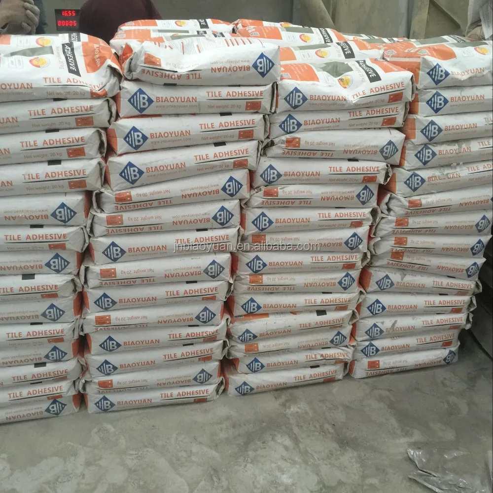 polymer modified cement tile adhesive