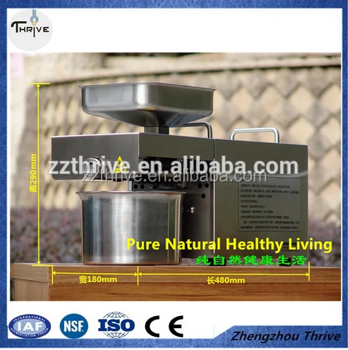 Home cold mini electric sesame olive coconut oil press machine