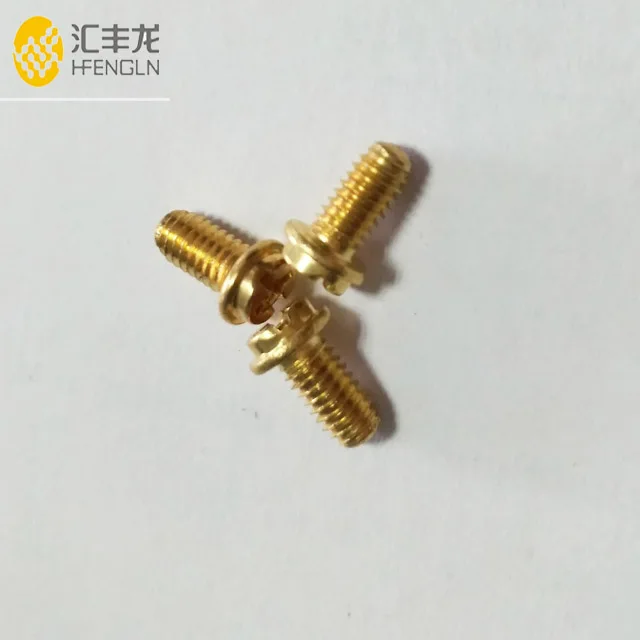 Steel / Brass thread head screws for switch and sockets assembling size bolts nuts screws