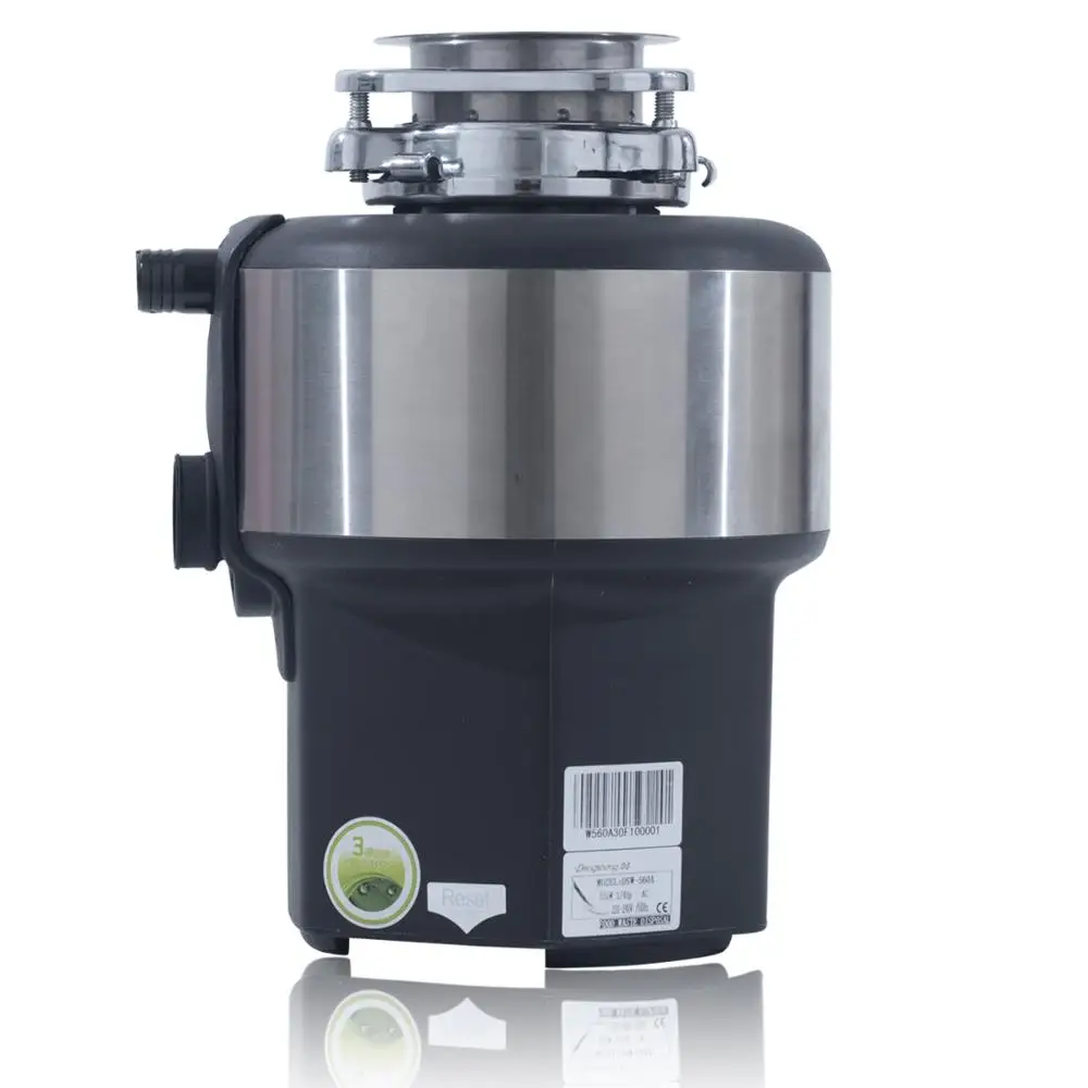 Auto-reverse grind system 1/2HP AC motor food disposal  Garbage grinder for household