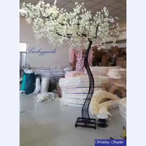 Розовое декоративное искусственное вишневое дерево PJ511 для помещений, распродажа