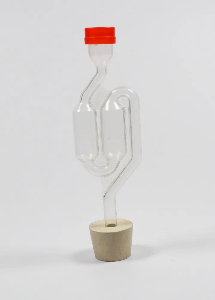 Home brew wine/beer Fermenter Glass carboy 6Gallon/23Litre with homebrewing rubber/silicone Stopper and Airlock
