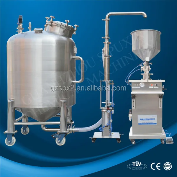 100-1000ml hair gel/ hair condition semi-automatic filling machine,volumetric piston filler