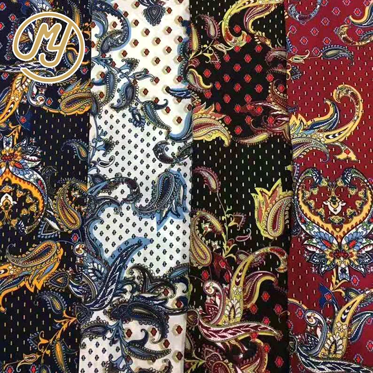 
New arrive OEM customized colorful soft rayon fabric made for dress 