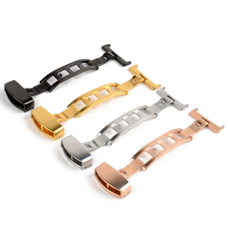 Stainless steel watch slasp  butterfly watch  buckle parts