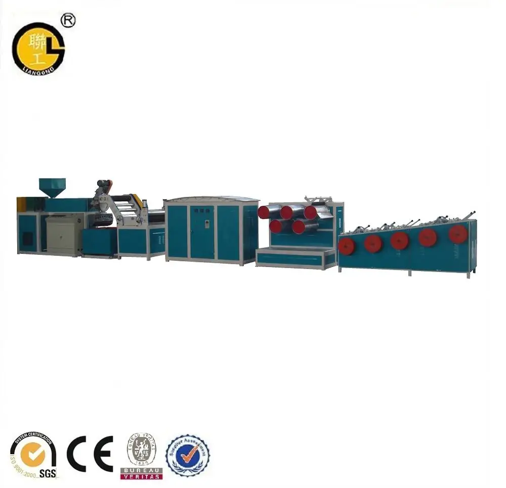 Tearing Film pp fiber production line for pp split film extruding making machine