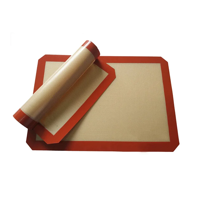 Best selling hot chinese products heat resistant fiberglass 07mm full size silicone baking mat 30 to 40