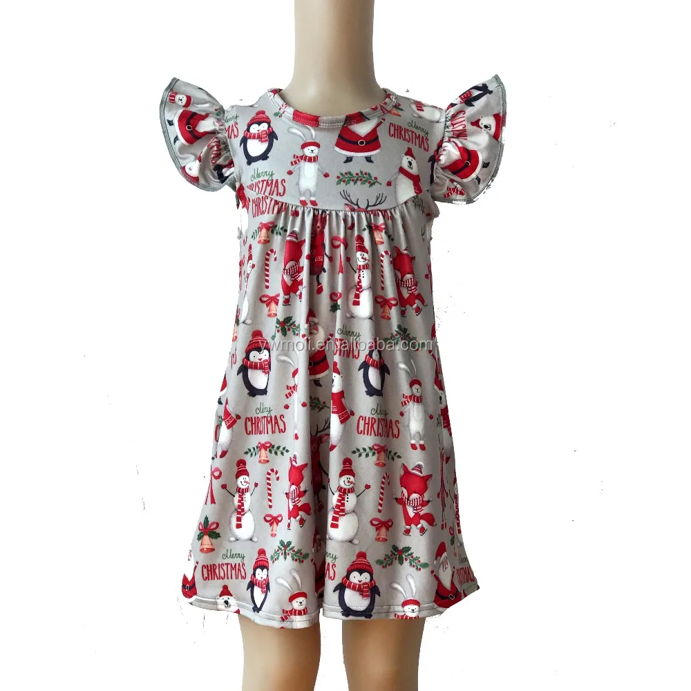 moli wholesale fox patterns pearl dress kids wear online summer baby dresses