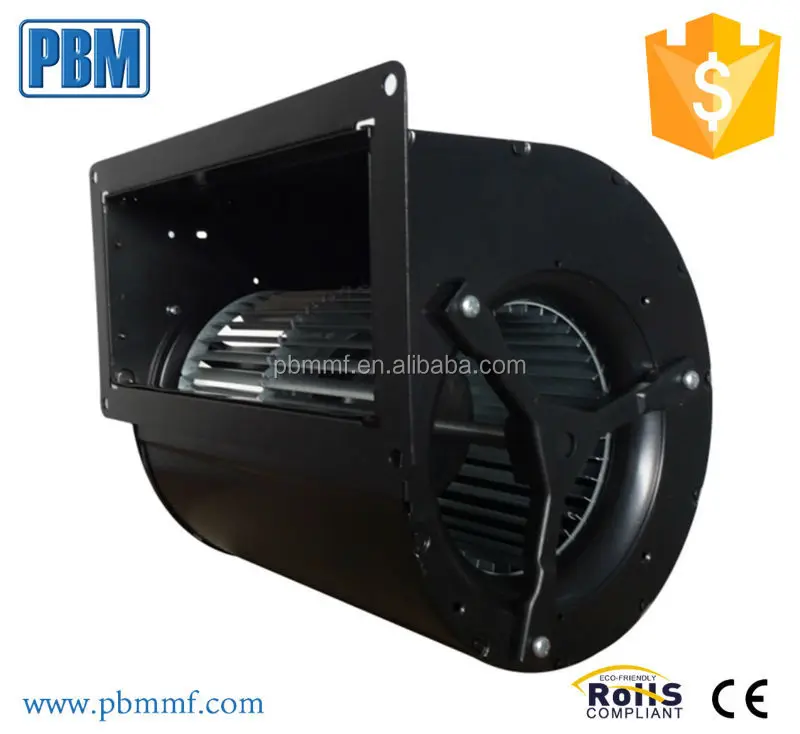 133mm 24V DC Dual Inlet Galvanized Sheet Steel Centrifugal Blower Fan for Ventilation