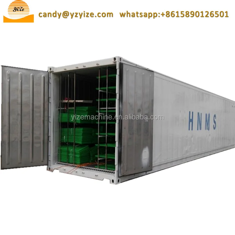 Millet grass fodder sprouting machine, automatic green animal hydroponic fodder making machine