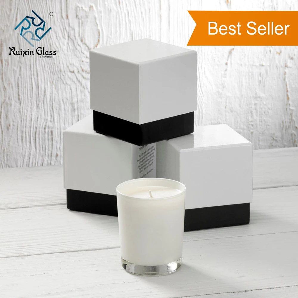 Белые стеклянные банки 12 унций, принадлежности для изготовления свечей