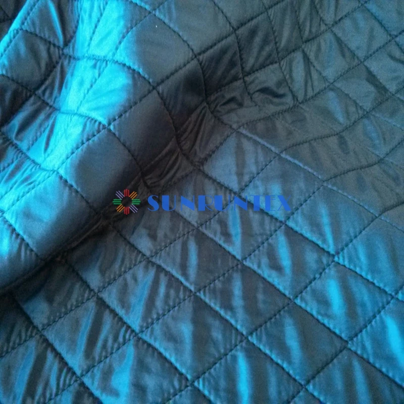 Diamond Quilted Polyester Fabric