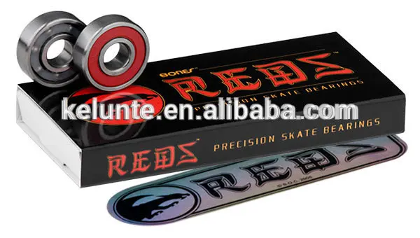 оригинальный костей красные подшипников для скейтборда 8*22*7 мм