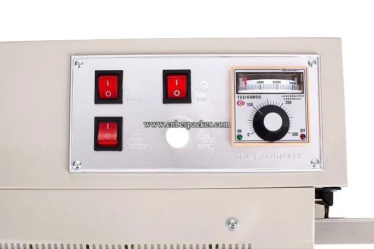 FR-900W Plastic Gear Continuous Bag Sealing Sealer Band