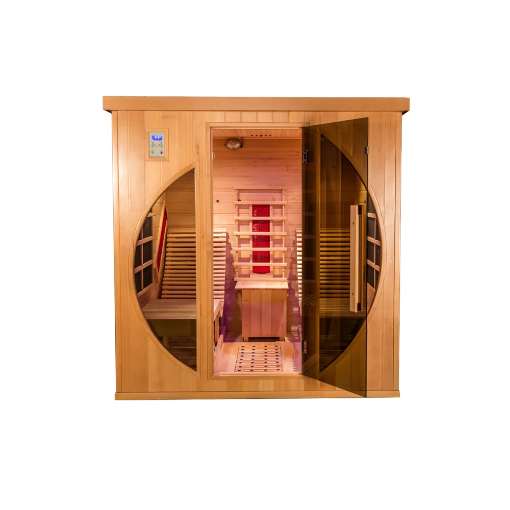 Luxury Infrared Sauna Room Lay Down Sauna With Recliner
