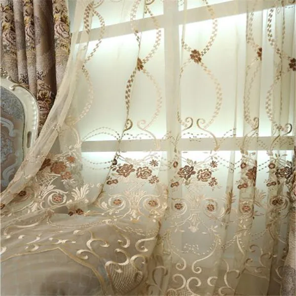 Church Curtains Jacquard Fabric Valance Curtains Can Undertake Large Order Curtains for the Living Room