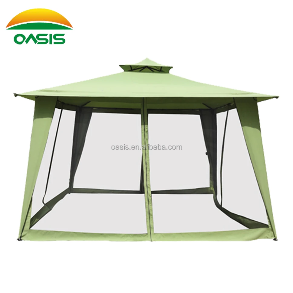 
3.5X3.5M garden pavilion gazebo with mosquito net 