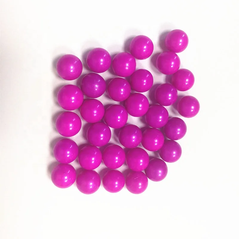 Custom 12mm 14mm 16mm 25mm painted purple colored glass ball marbles for wooden game