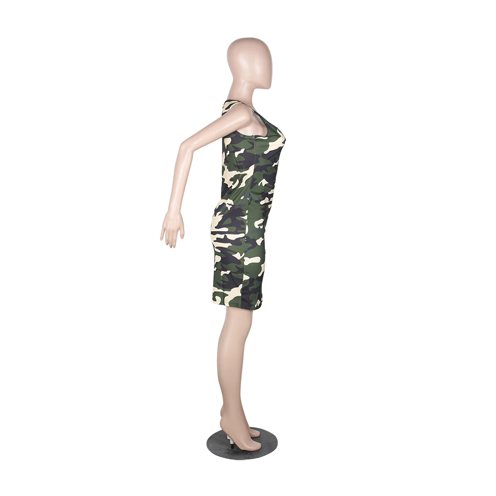 Wholesale Wholesale women army camo camouflage dress MA166