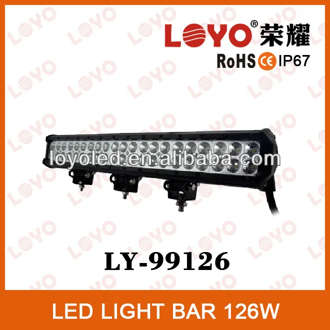 2014 новые cree 126w супер яркий двухрядные светодиодные светлая полоса, автомобиль свет бар, кри внедороёный привело свет бар