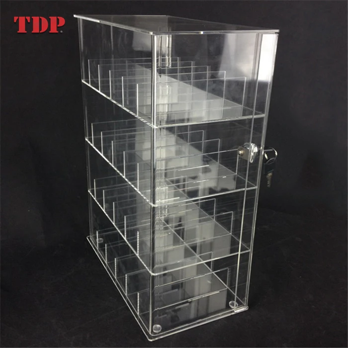Wholesale Lockable Clear Showcase Acrylic Contact Lens Display