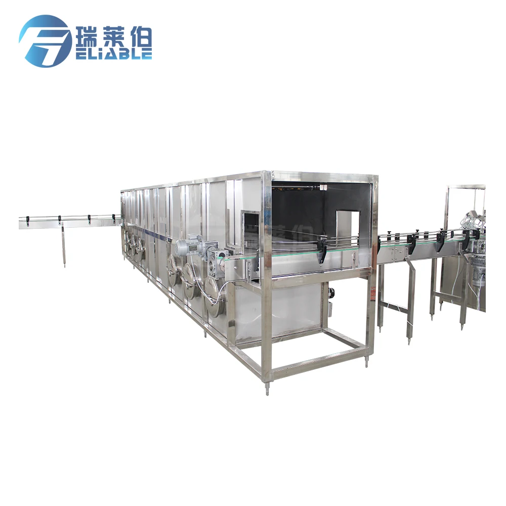 CE certification approved juice beverage cooler spray cooling tunnel