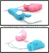 Охранное устройство охранной сигнализации с ангелом, розовое и синее