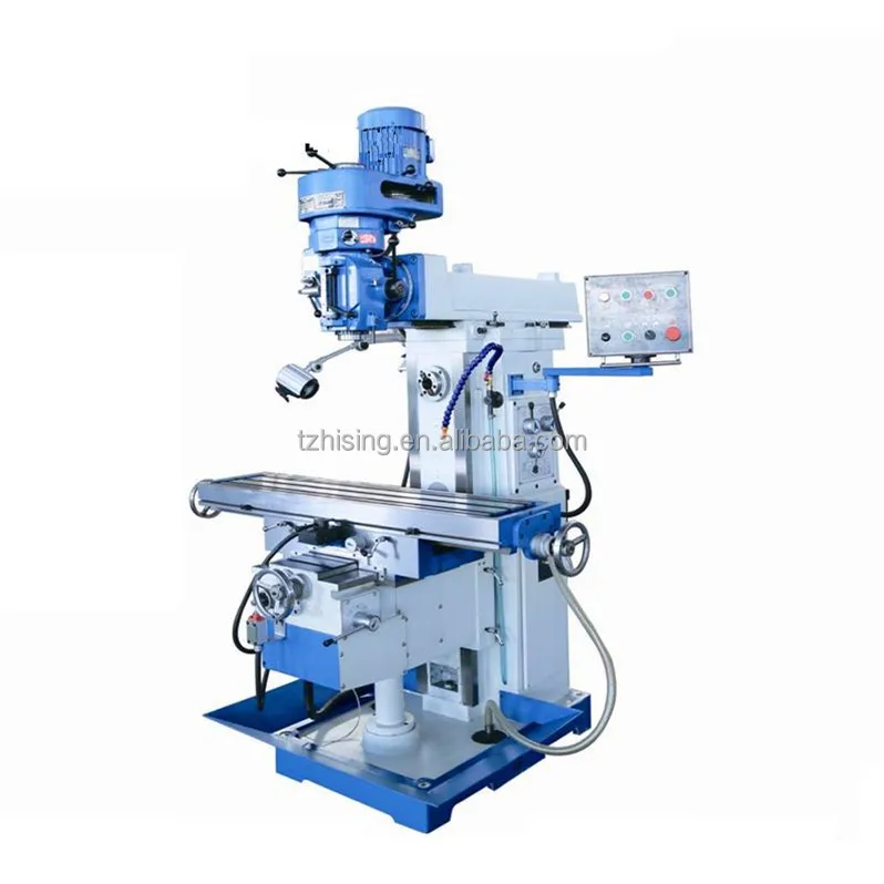 
UNIVERSAL turret MILLING MACHINE with table swivel 45 and milling spindle taper ISO40 