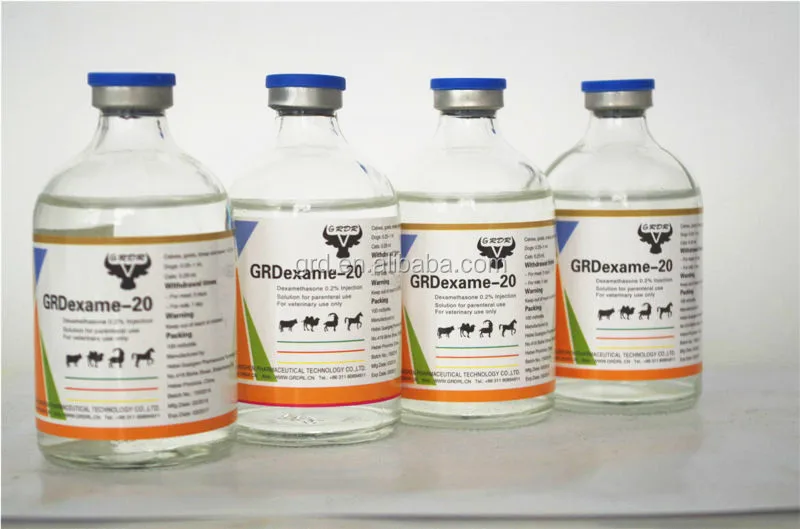 
2016 New Products GRDR Antibacterial Drugs Dexamethasone 0.2% Injection solution for parenteral use with low price 