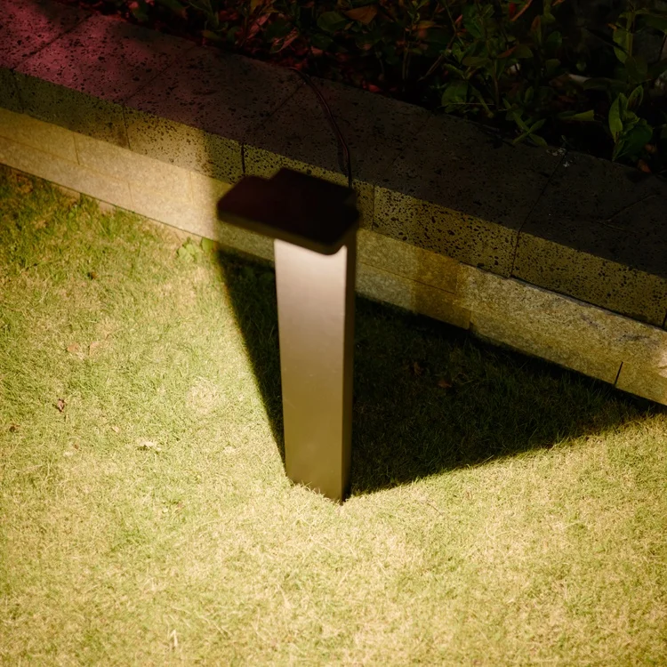 
Villa Landscape Garden IP65 Aluminum Black and Grey COB LED Lawn Light LED Bollard Light 
