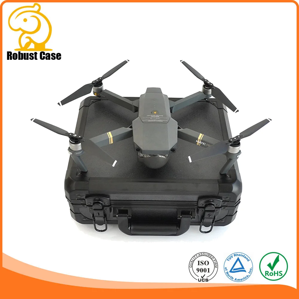 
aluminum safety drone phantom flight case with custom foam insert 
