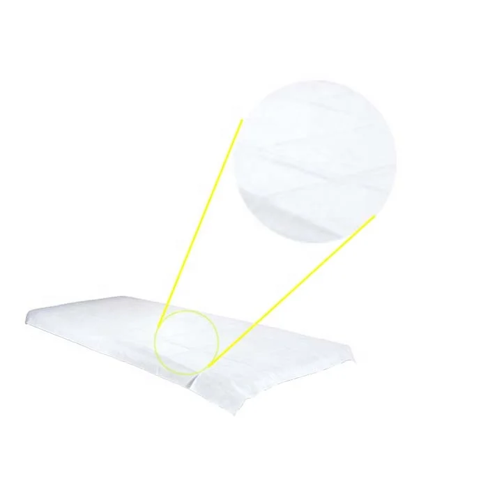 High Quality Disposable waterproof CPE bed cover Medical Bed Sheets