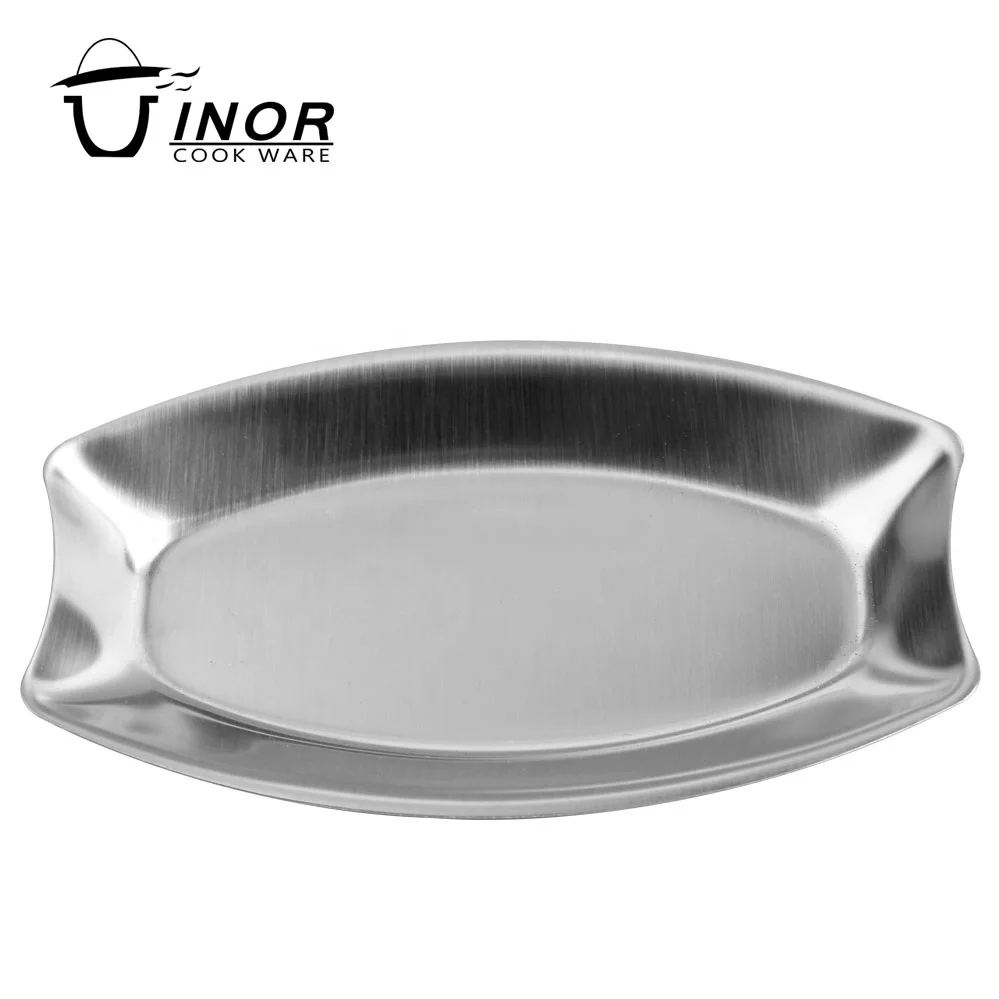 china chaozhou kitchen ware metal tray plates for restaurant