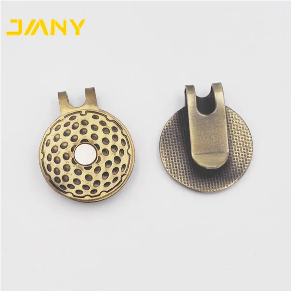 Magnetic Golf Ball Marker Hat Clips Cap Clips with Custom Ball Marker
