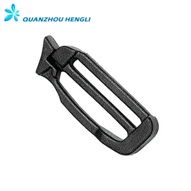 Black POM Plastic Buckle Clip For Bag Belt adjuster