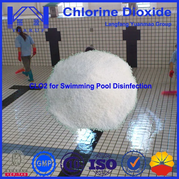 
Swimming Pool Chemical / Swimming Pools Sterilization Chlorine Dioxide / Chemical of Water Treatment for Sale 